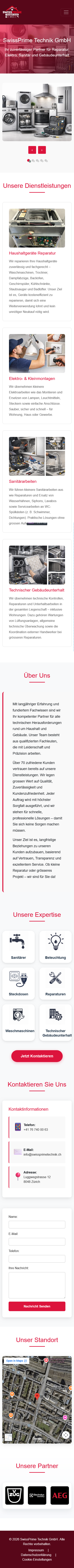 SwissPrime Technik GmbH mobile screen